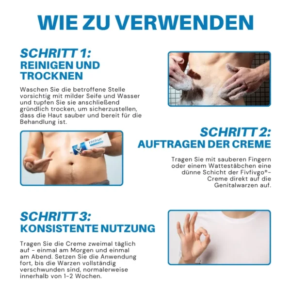 Fivfivgo® HPV-Creme zur Linderung genitaler Warzen