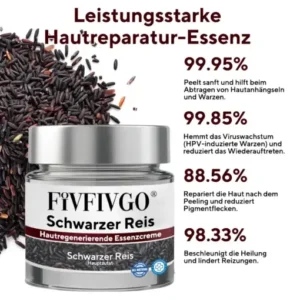 Fivfivgo® Schwarzer Reis Hautregenerierende Essenzcreme