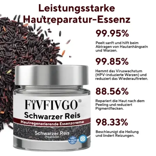 Fivfivgo® Schwarzer Reis Hautregenerierende Essenzcreme
