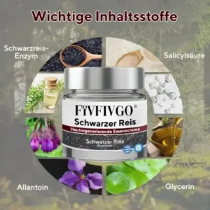Fivfivgo® Schwarzer Reis Hautregenerierende Essenzcreme