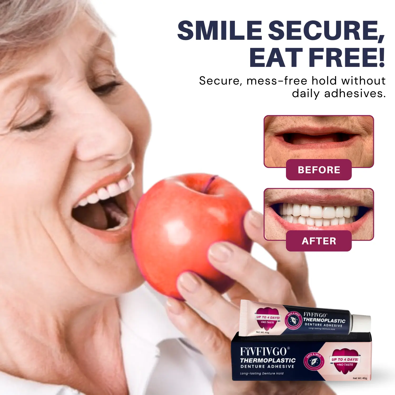 Fivfivgo® Thermoplastic Denture Adhesive